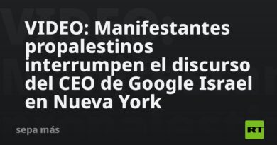 "¡Me niego a construir tecnología que impulse el genocidio!": Ingeniero interrumpe el discurso del CEO de Google Israel