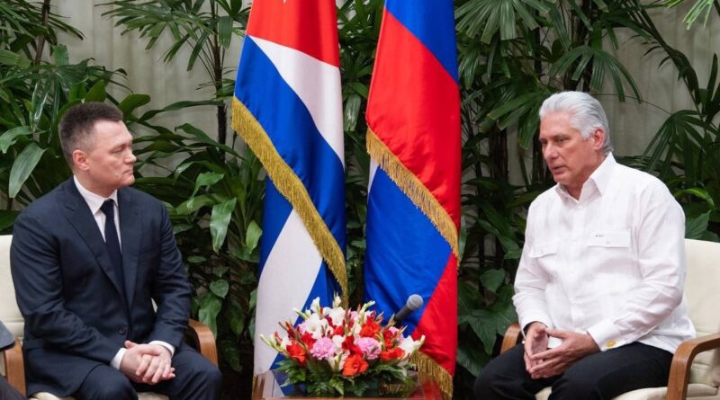 El fiscal general ruso se reúne con Díaz-Canel en Cuba