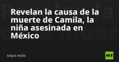 Revelan la causa de la muerte de Camila, la niña asesinada en México